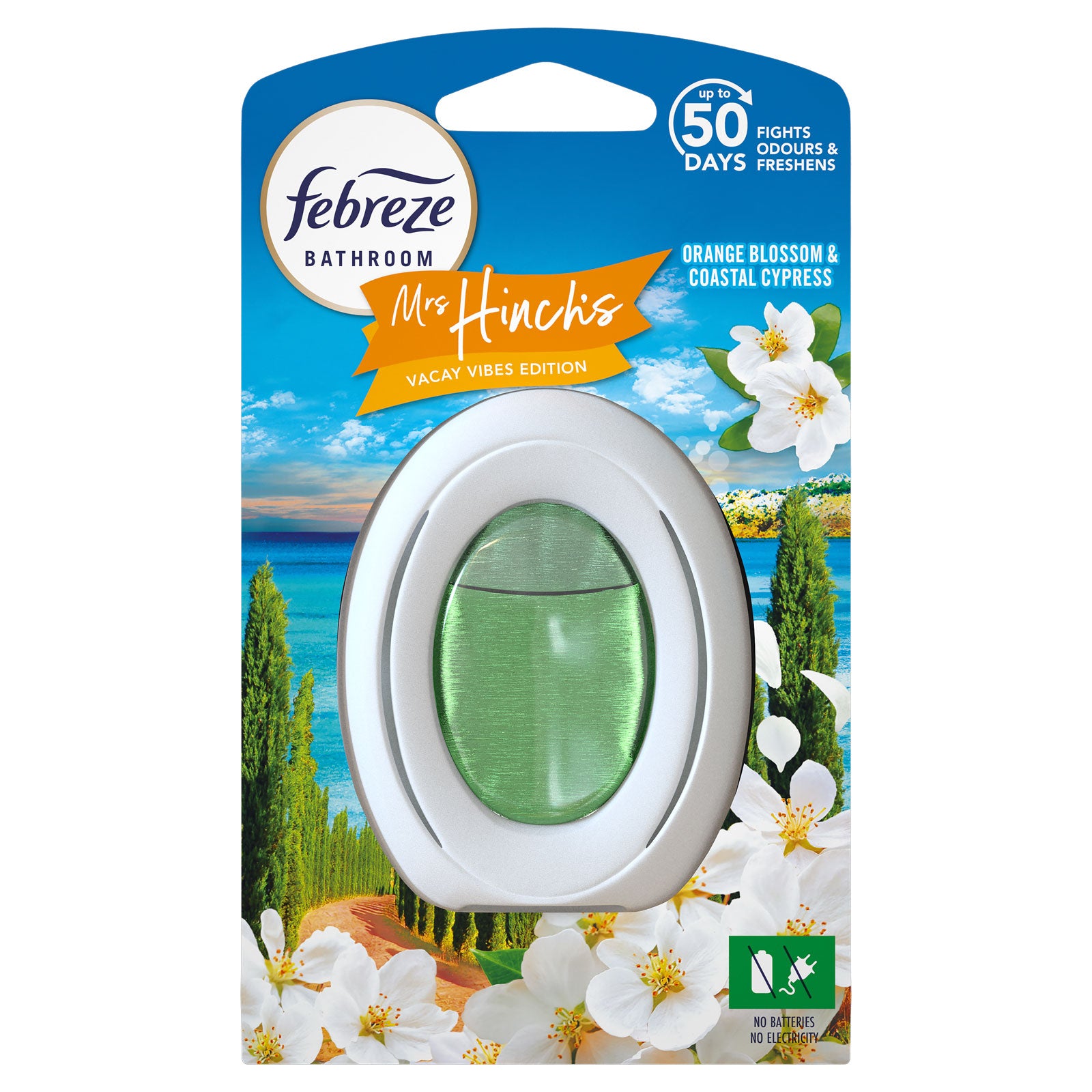 Febreze Bathroom Airfeshner Orange Blossoms & Coastal Cypress Febreze Bathroom Airfeshner Orange Blossoms & Coastal Cypress